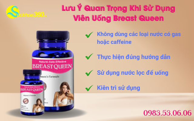 Breast Queen - Viên uống hỗ trợ tăng kích thước vòng một