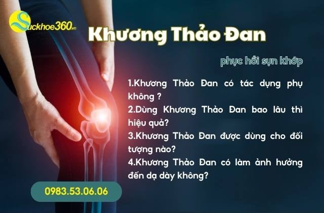Các câu hỏi về sản phẩm Khương Thảo Đan