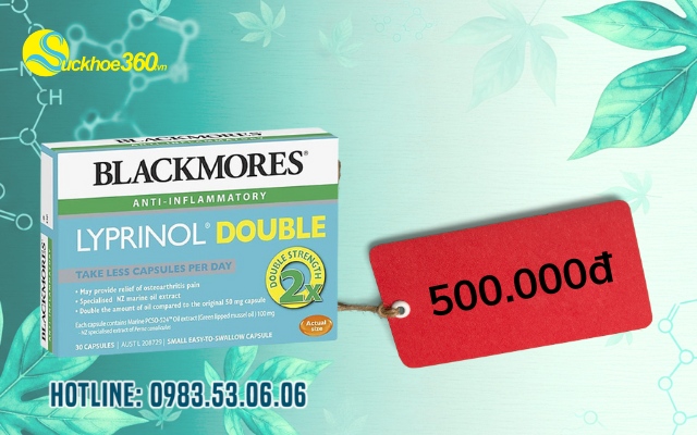 Blackmores Lyprinol Double Giá Bao Nhiêu & Mua Ở Đâu Chính Hãng?