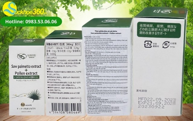 Cách phân biệt viên uống Saw Palmetto Plus chính hãng
