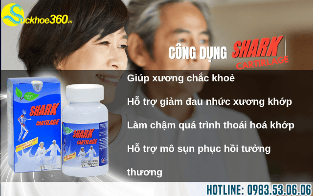 Công dụng nổi bật của viên uốngNature Gift Shark Cartilage