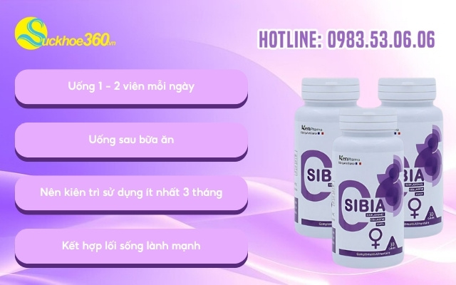 Cách sử dụng Sibia Ken Pharma hiệu quả
