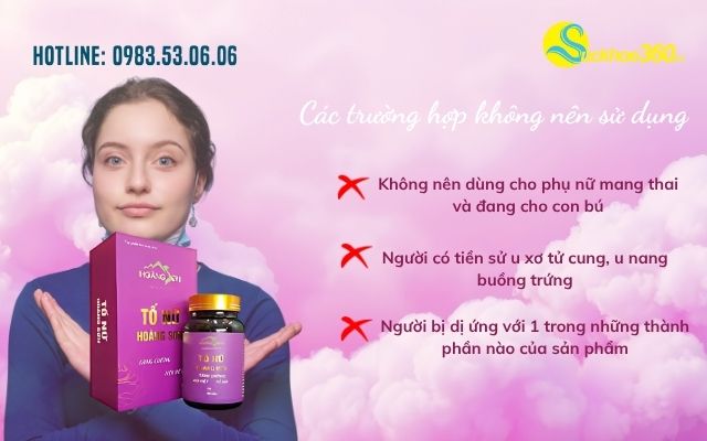 Các trường hợp không nên sử dụng Tố Nữ Hoàng Sơn