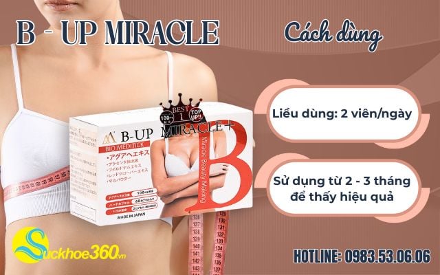cách dùng b-up miracle