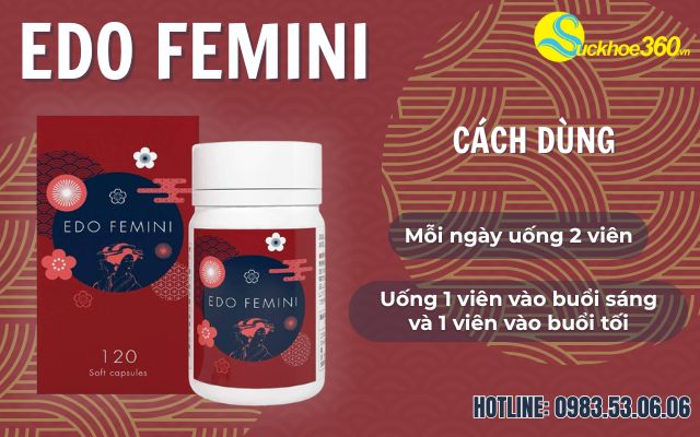 cách dùng edo femini