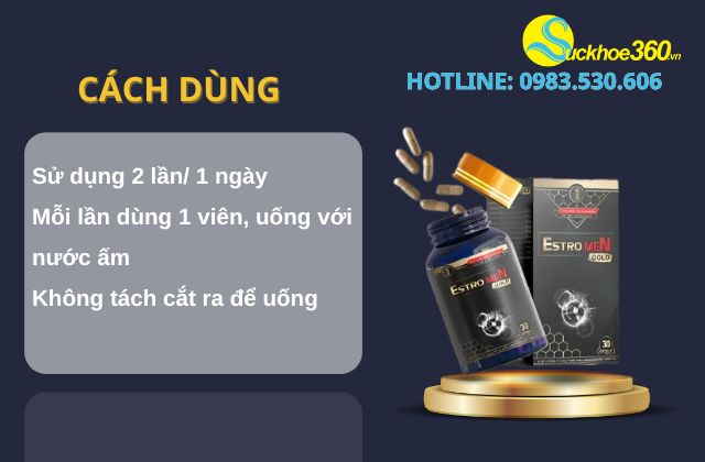 Cách dùng của Estromen Gold