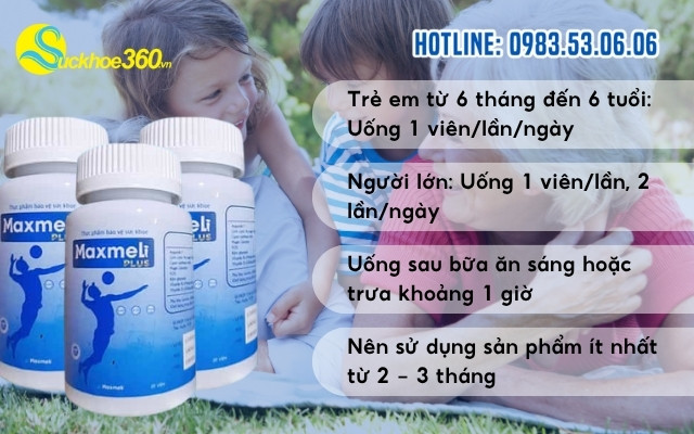 Hướng dẫn sử dụng Maxmeli Plus