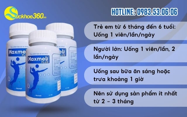Hướng dẫn sử dụng Maxmeli Plus