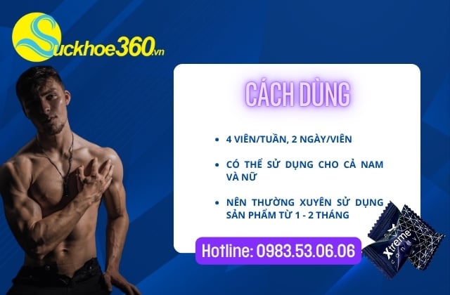 Cách sử dụng Kẹo Sâm Xtreme Candy hiệu quả