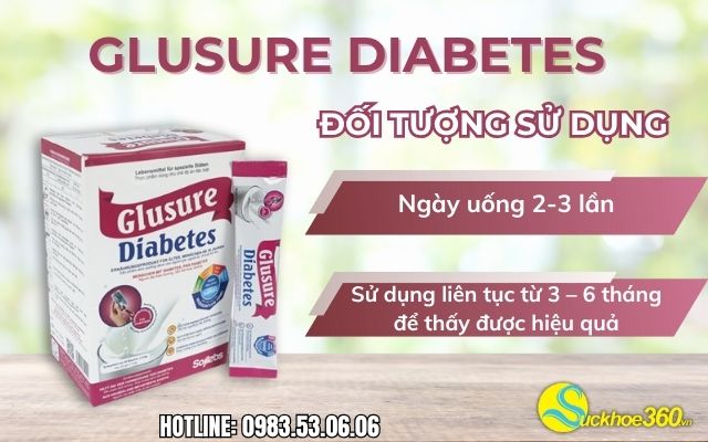 cách dùng glusure diabetes