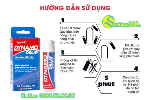xịt chống xuất tinh sớm dynamo delay