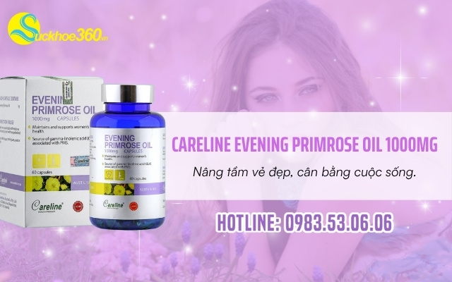 Thông tin về Careline Evening Primrose Oil 1000mg