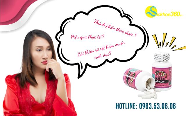 Maca 2 Femina có thật sự tốt cho nữ giới không?