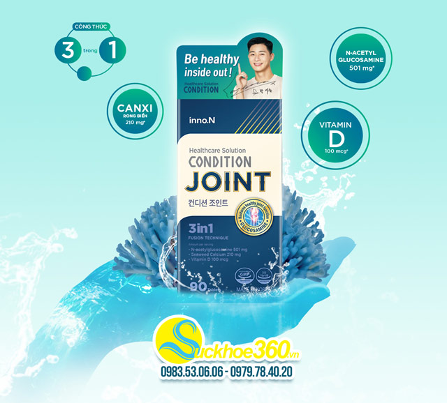 Condition Joint giúp bảo vệ mô sụn khớp, bổ sung dưỡng chất cho khớp