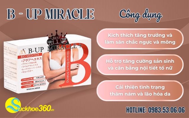 công dụng b-up miracle