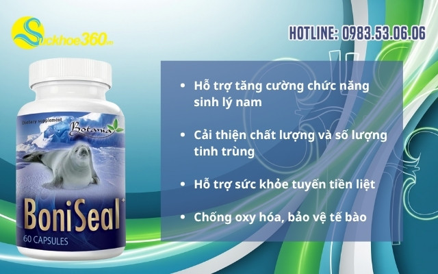 Công dụng của thuốc bổ thận Boniseal