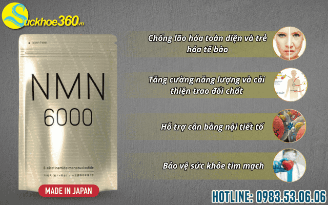 Công dụng chính của NMN 6000