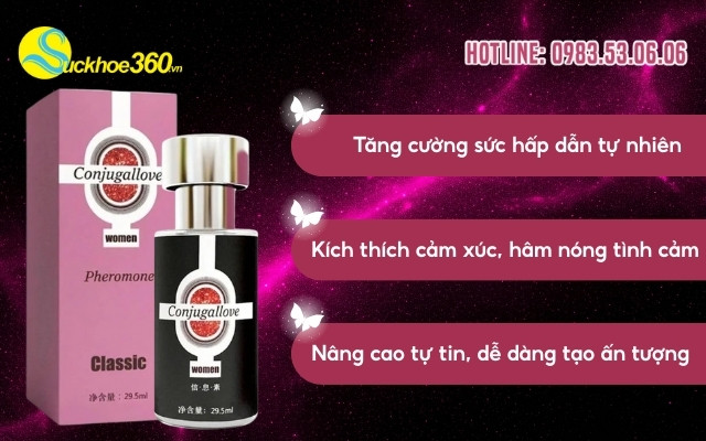 Công dụng của nước hoa Conjugallove Women