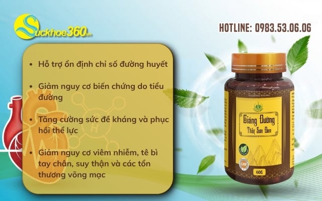 Giáng Đường Thất Sơn Đan có công dụng gì?