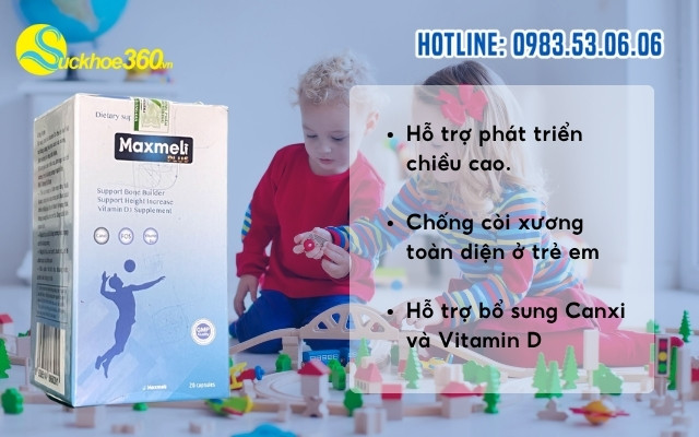 Công dụng nổi bật của viên uống Maxmeli Plus