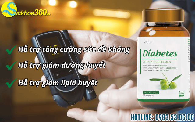 Công dụng của sản phẩm Nucos Diabetes