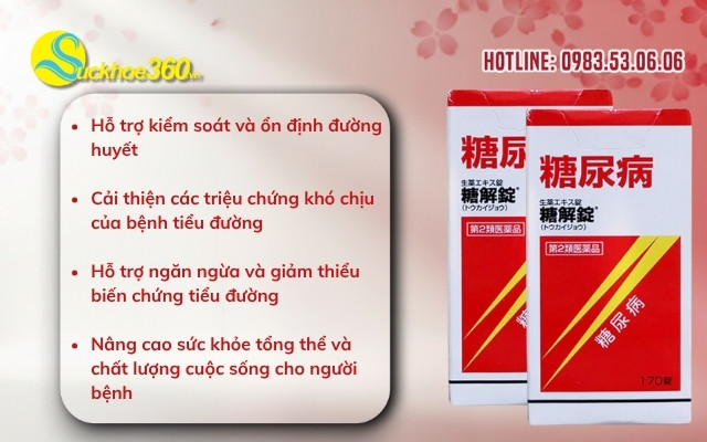 Công dụng vượt trội của viên uống Tokaijyo