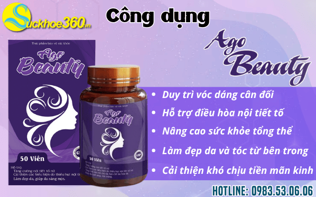 Công dụng của viên uống Ago Beauty