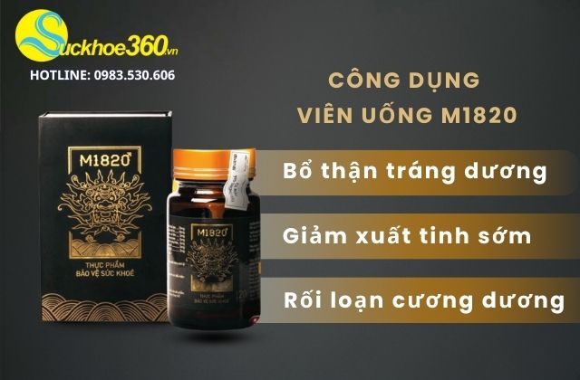 Công dụng của Bổ Thận Tráng Dương M1820