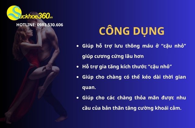 Tác dụng của viên uống Man Up