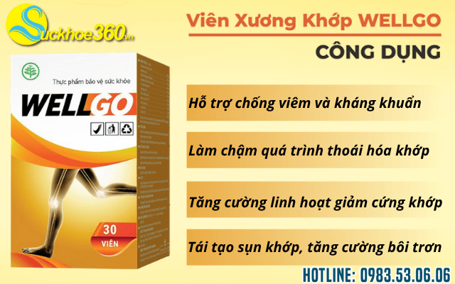Công dụng nổi bật của viên uống Wellgo
