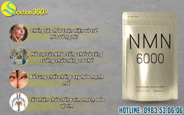Công dụng vượt bật của NMN 6000