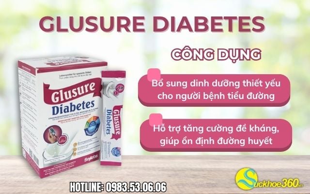 công dụng glusure diabetes
