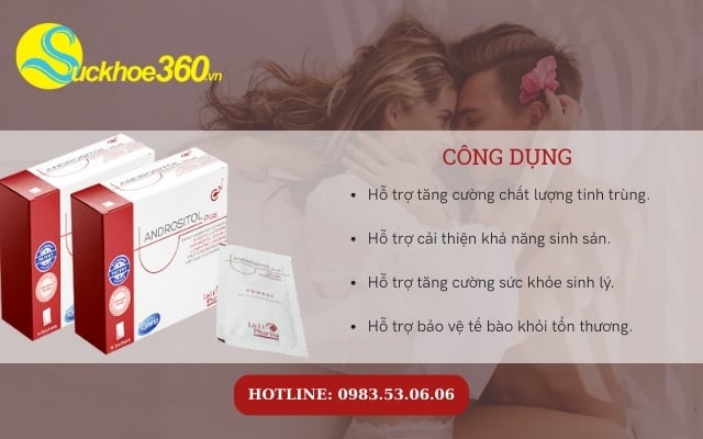 Công dụng của Andrositol Plus của Ý