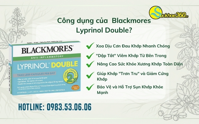 Công Dụng Nổi Bật Của Blackmores Lyprinol Double