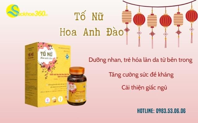 Công dụng của Tố Nữ Hoa Anh Đào tăng sinh lý