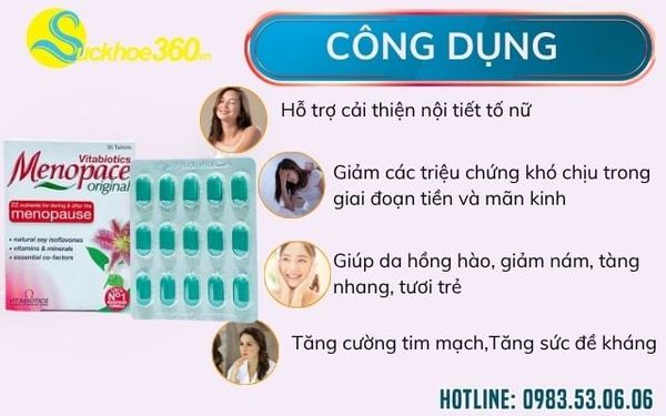 Menopace công dụng