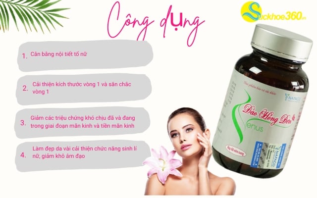 công dụng của Đào Hồng Đơn