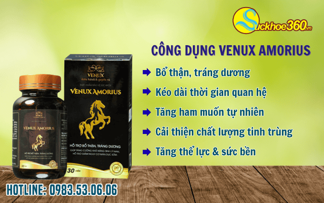 công dụng của Venux Amorius
