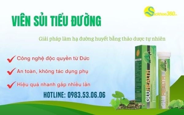 Công dụng viên sủi GluHealth