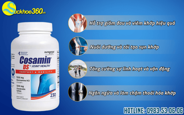Cosamin DS có tác dụng gì nổi bật?