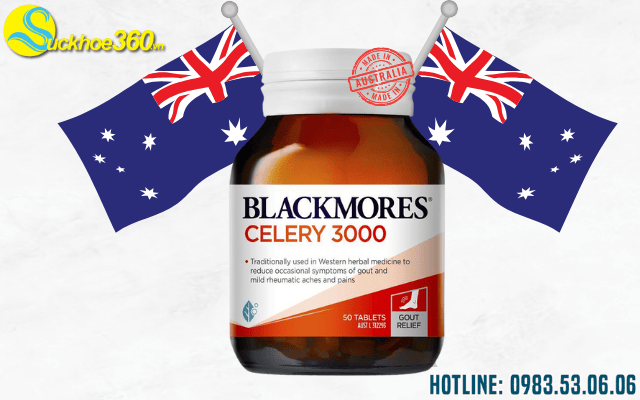 Xuất xứ của sản phẩm Blackmores Celery 3000