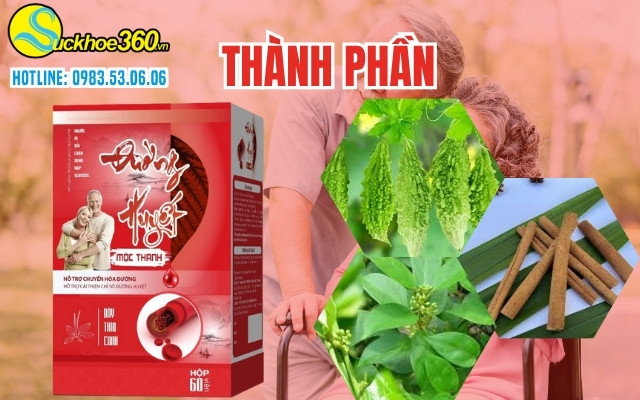 Thành phần Đường Huyết Mộc Thanh có gì đặc biệt?