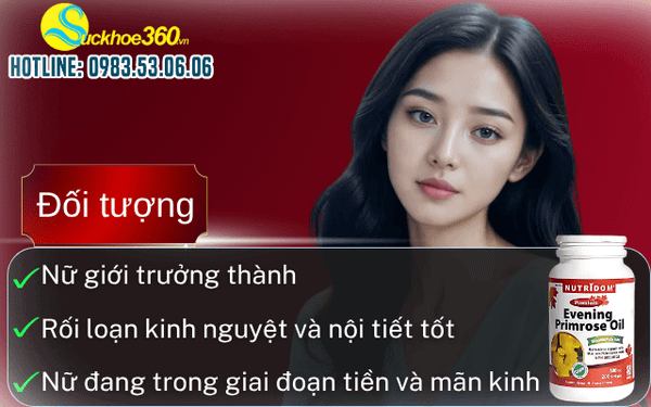 Đối tượng sử dụng viên uống David Health Evening Primrose Oil Canada