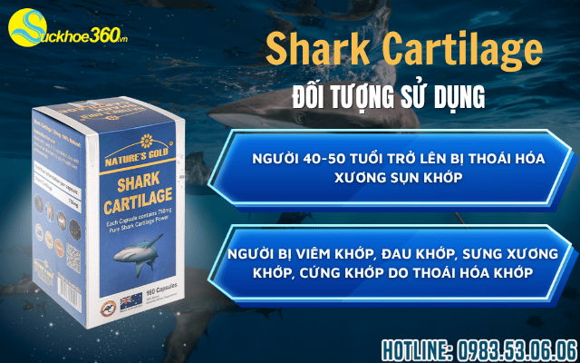 Đối tượng nên sử dụng Nature's Gold Shark Cartilage