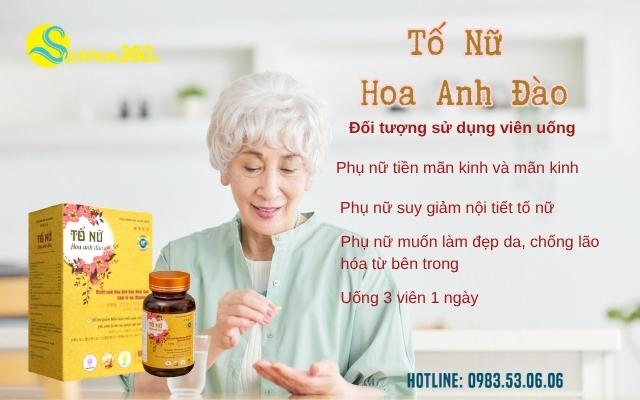 Ai nên sử dụng Tố Nữ Hoa Anh Đào?