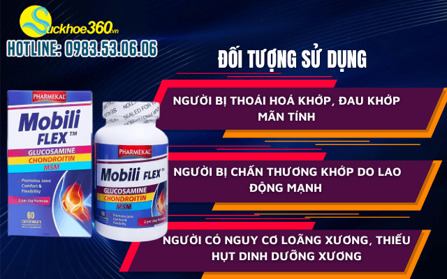 Đối tượng sử dụng viên uống Pharmekal Mobili Flex