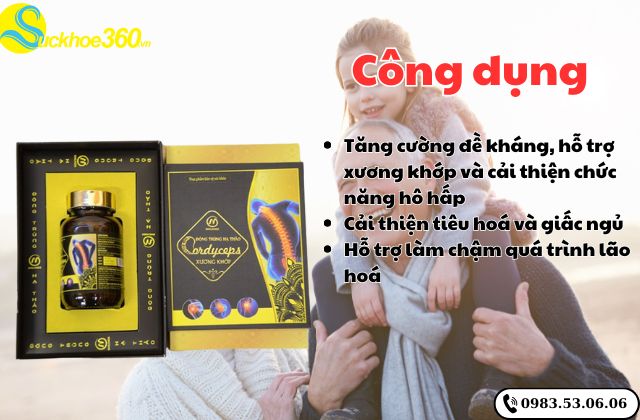 Công dụng của Đông Trùng Hạ Thảo Cordyceps