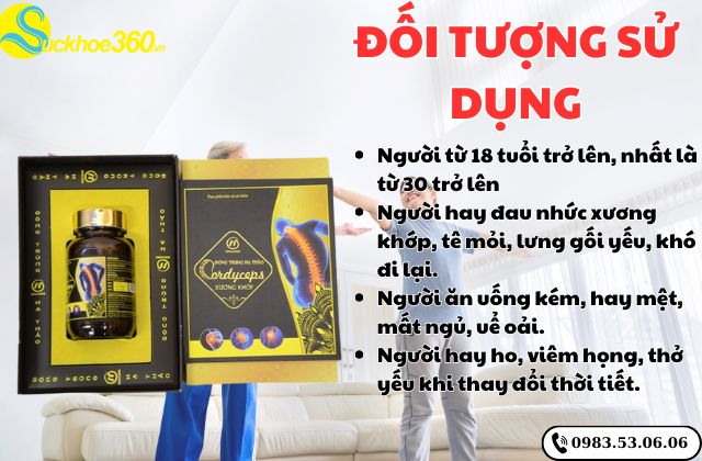 Đối tượng sử dụng Đông Trùng Hạ Thảo Cordyceps