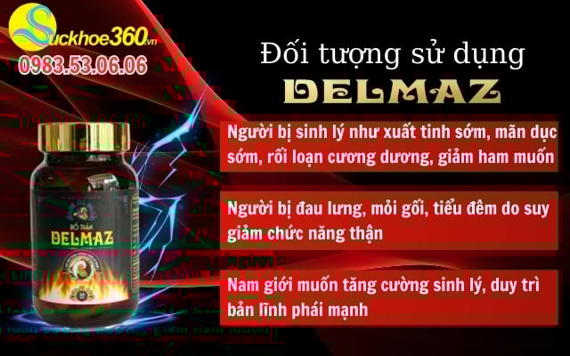 Đối tượng nào nên sử dụng viên uống Delmaz