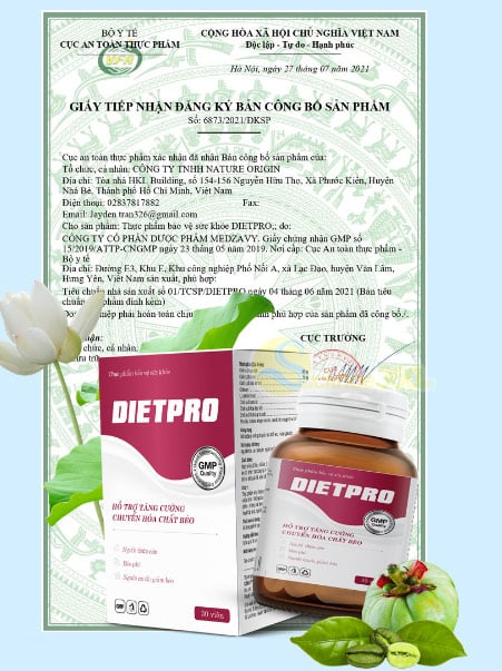 Diet Pro giá bao nhiêu 1 hộp?